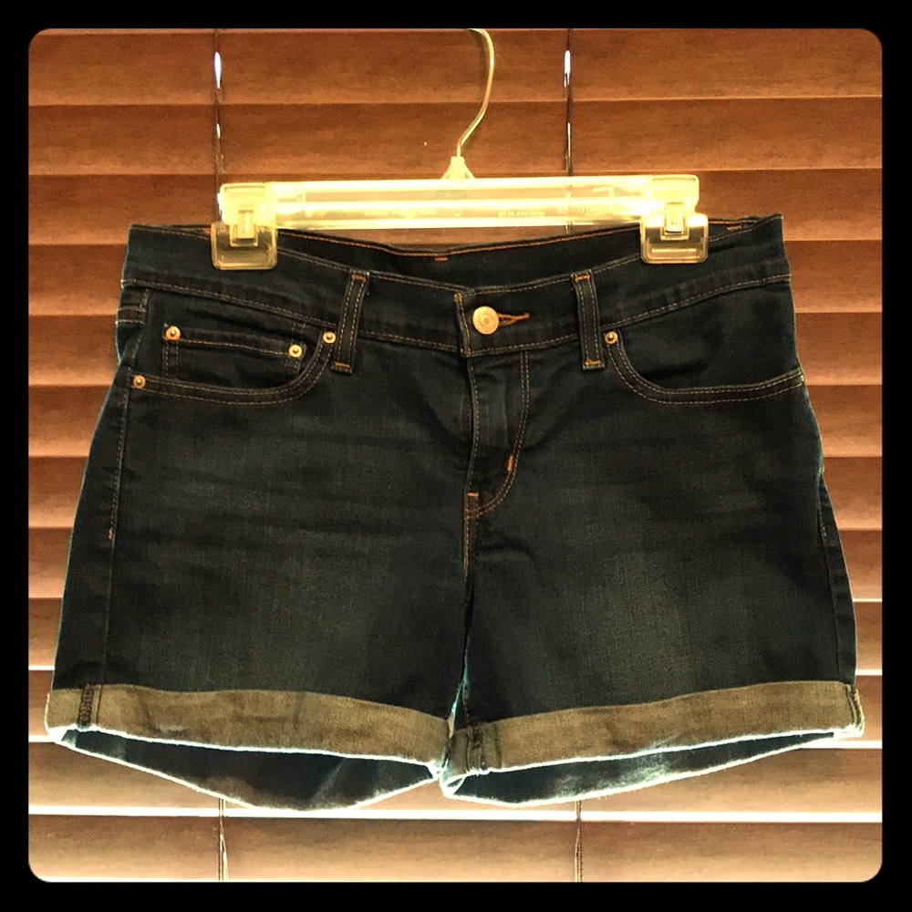 Denim shorts